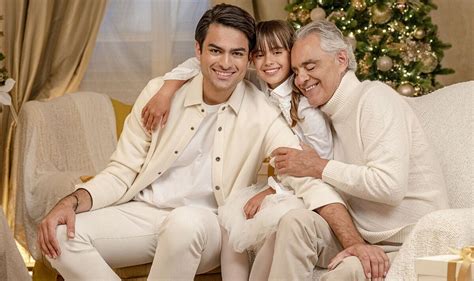 Andrea Bocelli and kids Virginia and Matteo perform Christmas Day ...