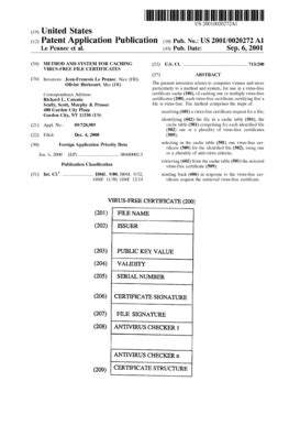 Fillable Online Method and system for caching virus-free file ...