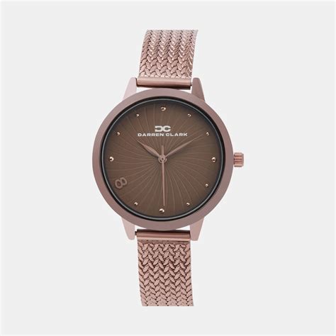 Darren Clark Women Brown Mesh Watch 2006H-E0606 – Just In Time