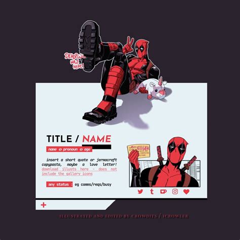 #carrd templates – @crowdits on Tumblr