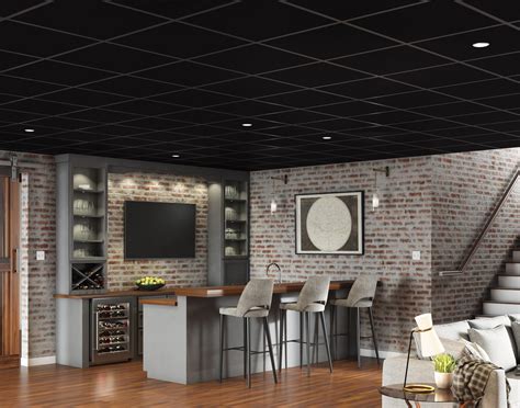 Black Ceiling Tiles | Shelly Lighting