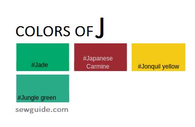Color Names In Fashion : Reference Guide For 100+ Colours - SewGuide