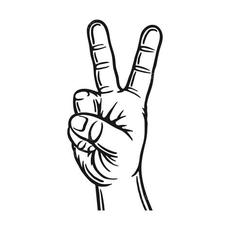 Peace Sign Hand Clipart Transparent Background, Peace Sign Hand Gesture ...