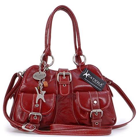 Borsa Pelle Borsa A Spalla In Pelle Catwalk Collection - Borsa A Secchiello Media Con Ciondolo Gatto, GLASTONBURY Borsa Secchiello Donna - 8