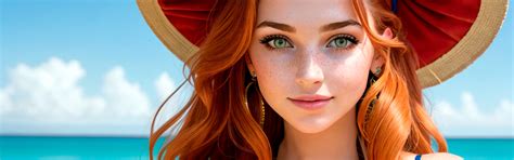 Download wallpaper Beach, Beautiful girl, AI art, Fantasy girl, section ...