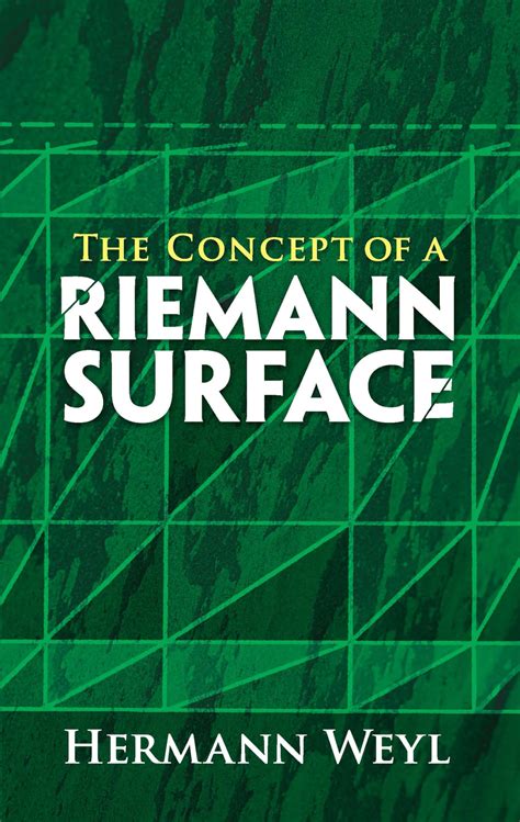 Buy The Concept of a Riemann Surface (Dover Books on Mathema 1.4tics ...