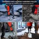 iBELL Electric Demolition Hammer, 1900 BPM, 45J, Heavy Duty Concrete ...