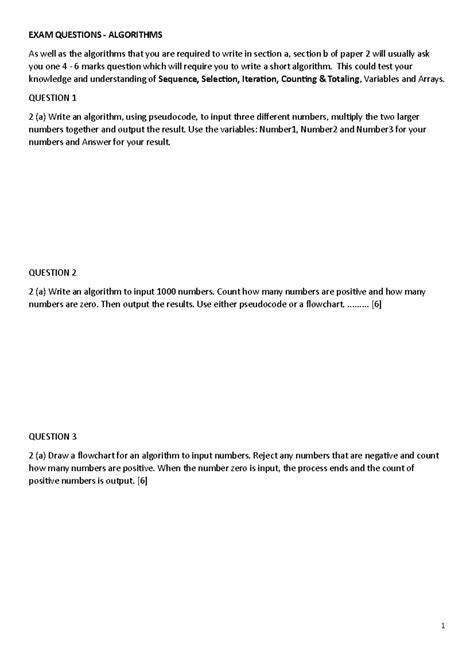 Image result for Computer Science Algorithm Questions