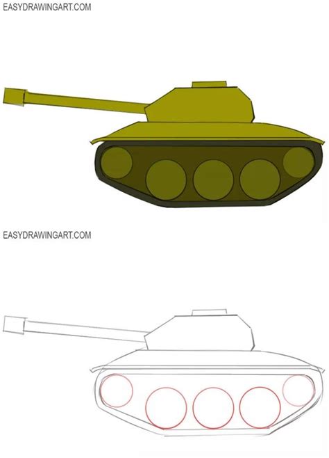 Image result for Tank Drawing Easy