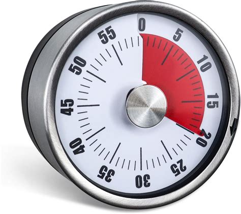 Mechanical Kitchen Timers, Magnetic Visual Timer for Kids, 360 Degree ...