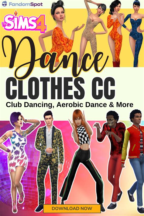 Sims 4 Dance Clothes CC (List) | Dance outfits, Club dancing, Dancers ...