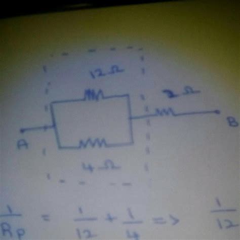 Draw a labelled diagram showing three resistors 2ohm, 4ohm, 12 ohm are ...