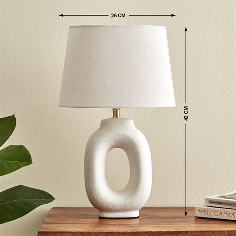 Buy Riviera Dune Ceramic Table Lamp from Home Centre at just INR 1799.0