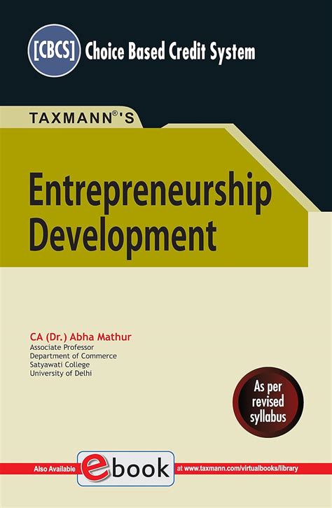 Buy Taxmann'S Entrepreneurship Development Comprehensive & Authentic ...