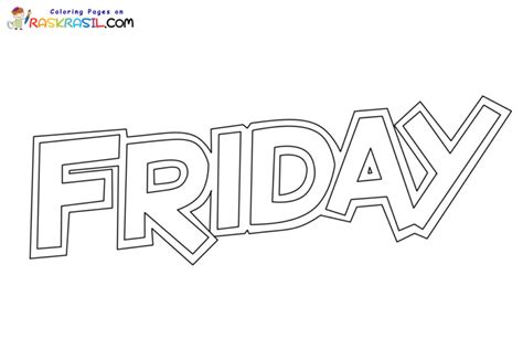 Image result for Friday Script Color Page