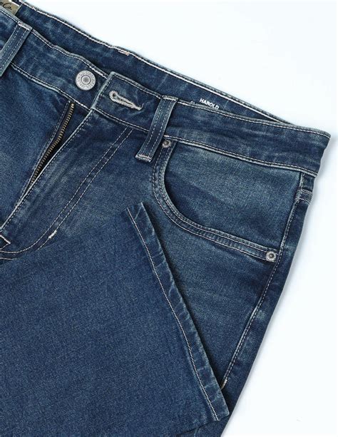 Buy Harold Slim Straight Fit Blue Jeans Blue|U.S. Polo Assn. India