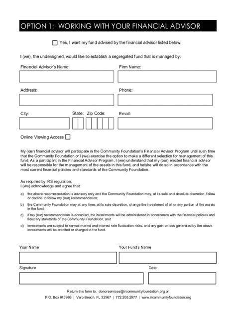 Fillable Online Indian River CF Inv Rec Form Fax Email Print - pdfFiller