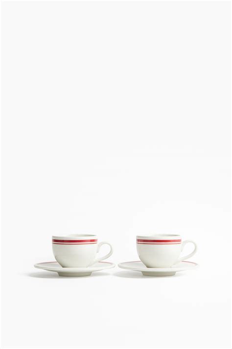 White Mugs | Plain, Porcelain, Large & Espresso | H&M IN