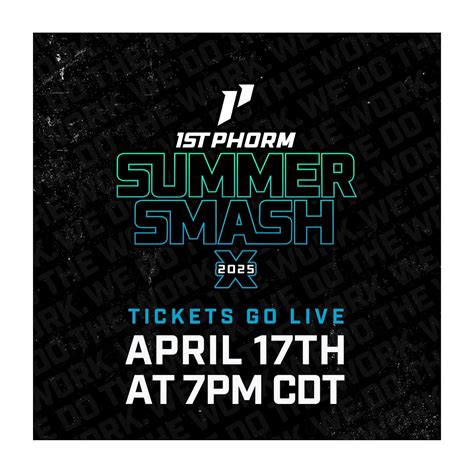 Jeff Lovecchio | 7pm Tonight @1stphorm Summer Smash tickets go on sale ...