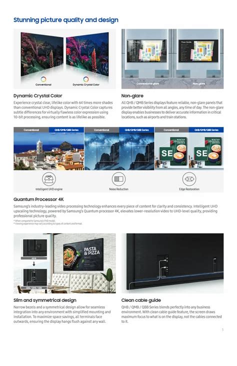 Commercial Display LFD - SAMSUNG QM75B UHD DISPLAY Trader - Retailer ...