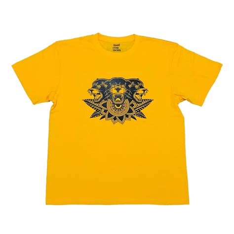 Good Loop Locals "GHIDORAH PANTHER" T-shirts (ゴールド) | Strange Locals