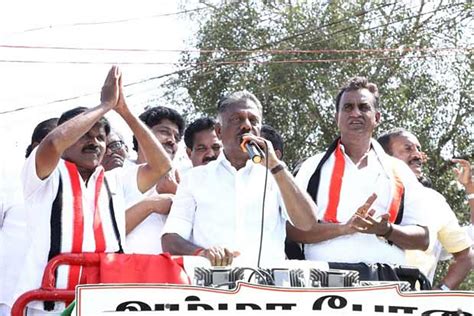 DMK-Congress combine did nothing to protect Sri Lankan Tamils: OPS
