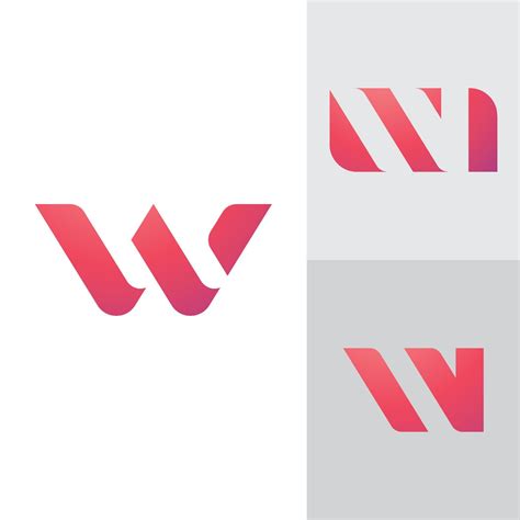 W Logo Design and template. Creative W icon initials based Letters in vector. 10606605 Vector ...