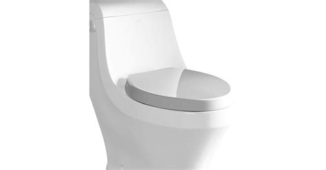 Eago R-133SEAT Elongated Closed-Front Toilet Seat with Soft Close ...