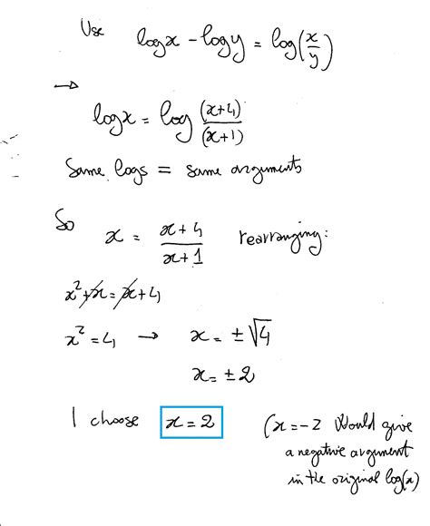 How do you solve log x= log (x+4) - log (x+1)? | Socratic