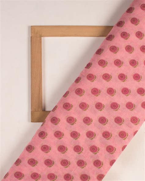 Chanderi Fabric - Buy Screen Printed Chanderi Fabrics Online | Fabriclore