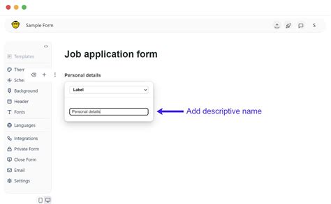 Image result for Label as Text Field JavaScript