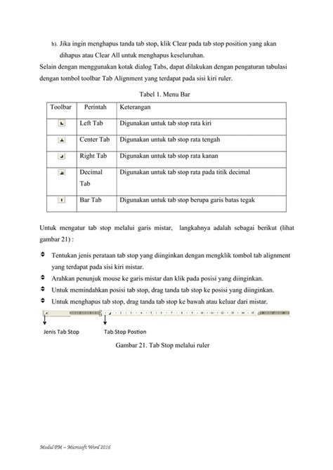 Image result for Contoh Format Tutorial Word