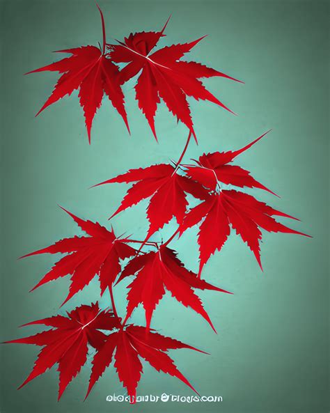 Japanese Maple Leaves Art