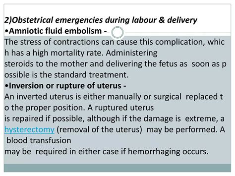 obstetric emergency | PPTX