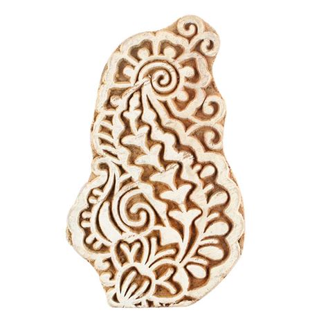 Set of 1 Piece New Wooden Printing Block