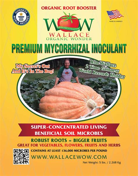 Buy Wallace Wonder Premium Mycorrhizae - Mycorrhizal Fungi (20 lbs ...