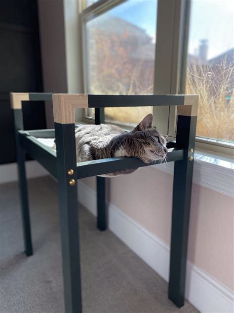 Tall Cat Bed, Window Cat Bed, Wood Pet Bed, Custom Cat Furniture - Etsy