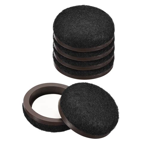 Furniture Sliders, 8 Pack 1" - Formed Felt Round Sliding Pads, Chair ...