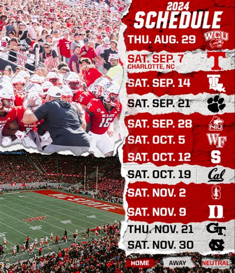 Check Out NC State’s 2024 Football Schedule (with notes)