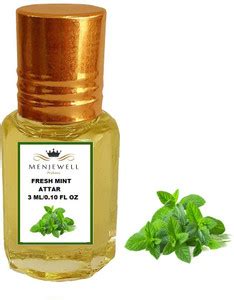 Menjewell Fragrances Fresh Mint ( Natural Itar/Attar/Perfume) Spicy ...