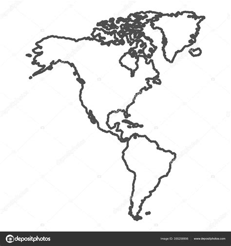 America Continent Map 的图像结果
