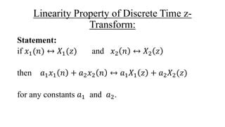 Correlation Property of Z Transform Example 的图像结果