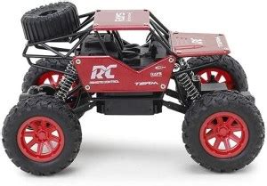 FunFlickers Remote Control Rock Crawler 2 WD High Speed Rechargeable ...