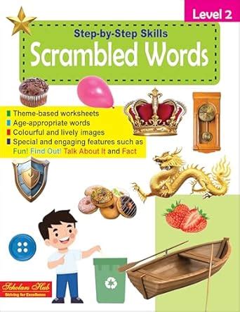 STEP BY STEP SKILLS Scrambled Words-2Tearble Colourful Worksheets ...