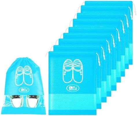 Lify Portable Fabric Travel Space Saving Storage Shoe Bags Organizer ...