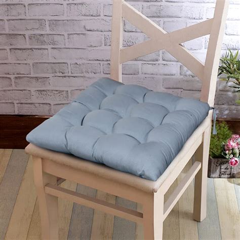 Kuber Industries Microfiber Square Chair Pad Seat Cushion for Car Pad ...