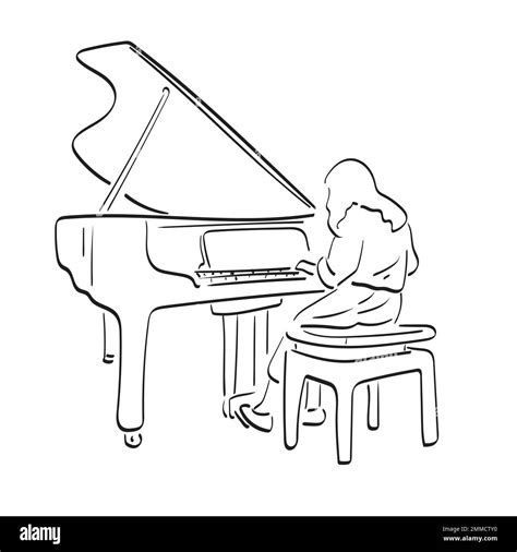 Electric Piano Drawing Easy at Spencer Erlikilyika blog