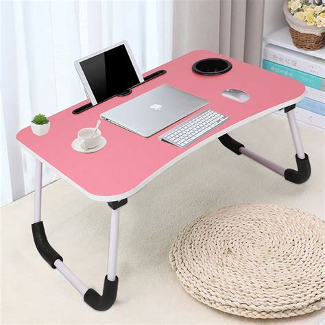 Ardith Multi-Purpose Laptop Desk for Study and Reading with Foldable ...
