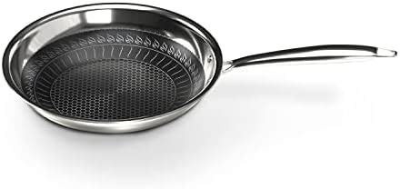 Buy Vinod Platinum Triply Stainless Steel X Fry Pan 24 cm |Honeycomb ...