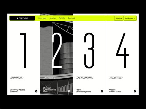 Facture website concept grid – Artofit